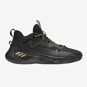 Adidas Harden Stepback 3 Black Gold Basketball Shoes Mens Size 8
